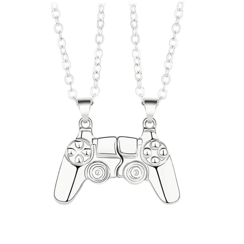 Game Console Handle Couple Necklace A Pair Of Magnets