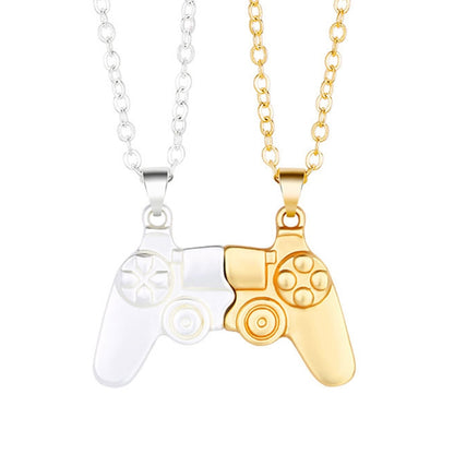 Game Console Handle Couple Necklace A Pair Of Magnets