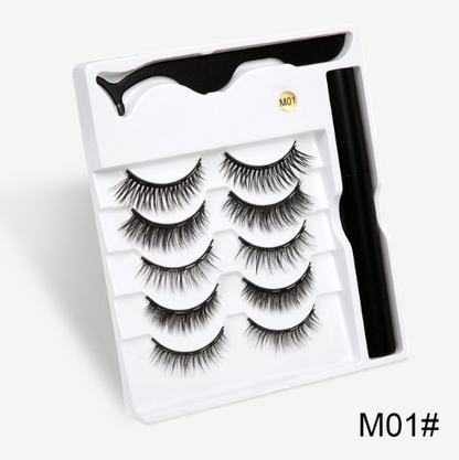 A Pair Of False Eyelashes With Magnets In Fashion