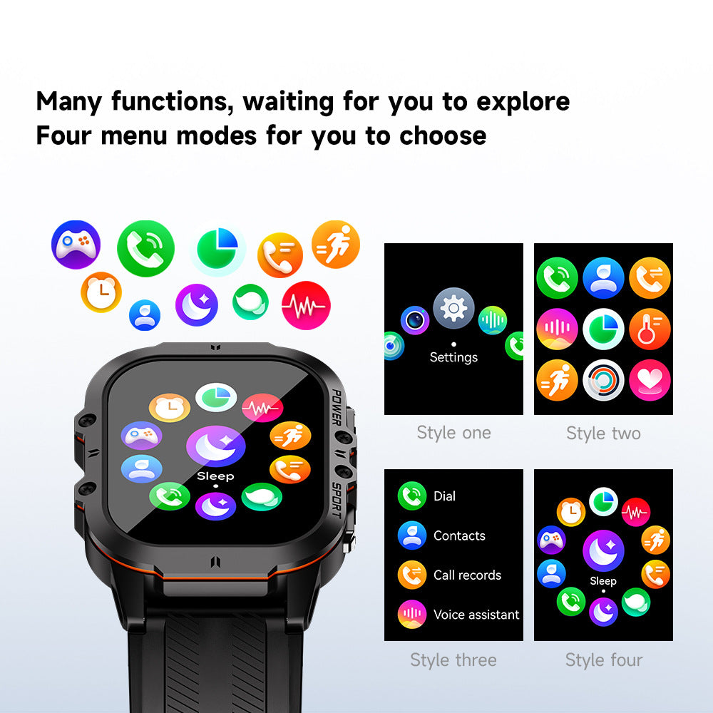 C26 Smart Watch Outdoor Waterproof Sports Bluetooth Watch Blood Oxygen