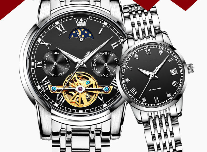 Couple's Automatic Pair Of Mechanical Watches