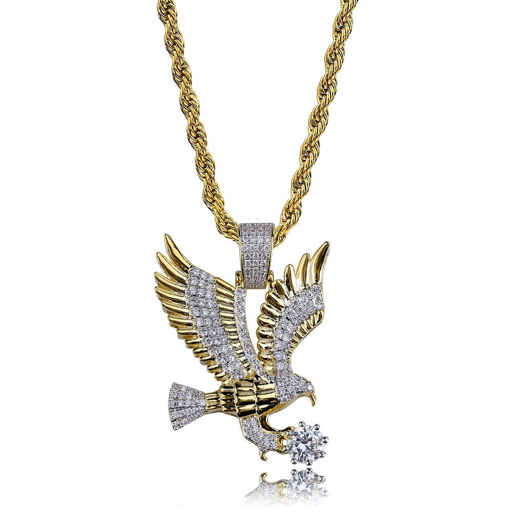 Personality Eagle Hip-hop Men's Necklace