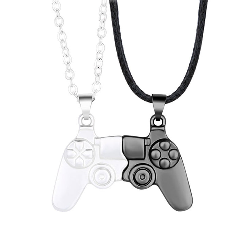 Game Console Handle Couple Necklace A Pair Of Magnets