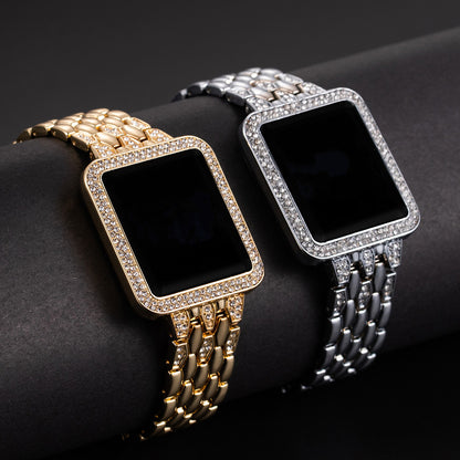 Steel Belt LED Square Foreign Trade Fashion Electronic Watch