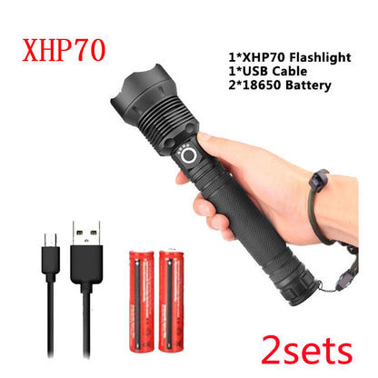 USB Charging Zoom P50 Flashlight