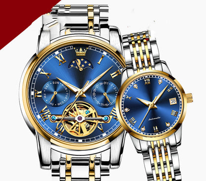 Couple's Automatic Pair Of Mechanical Watches