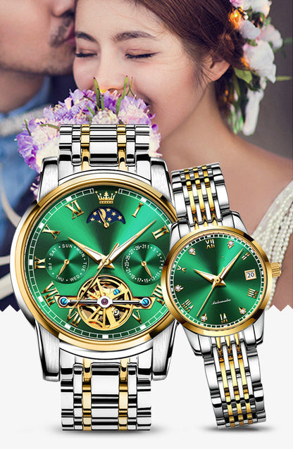 Couple's Automatic Pair Of Mechanical Watches