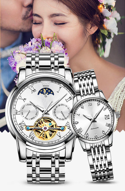 Couple's Automatic Pair Of Mechanical Watches