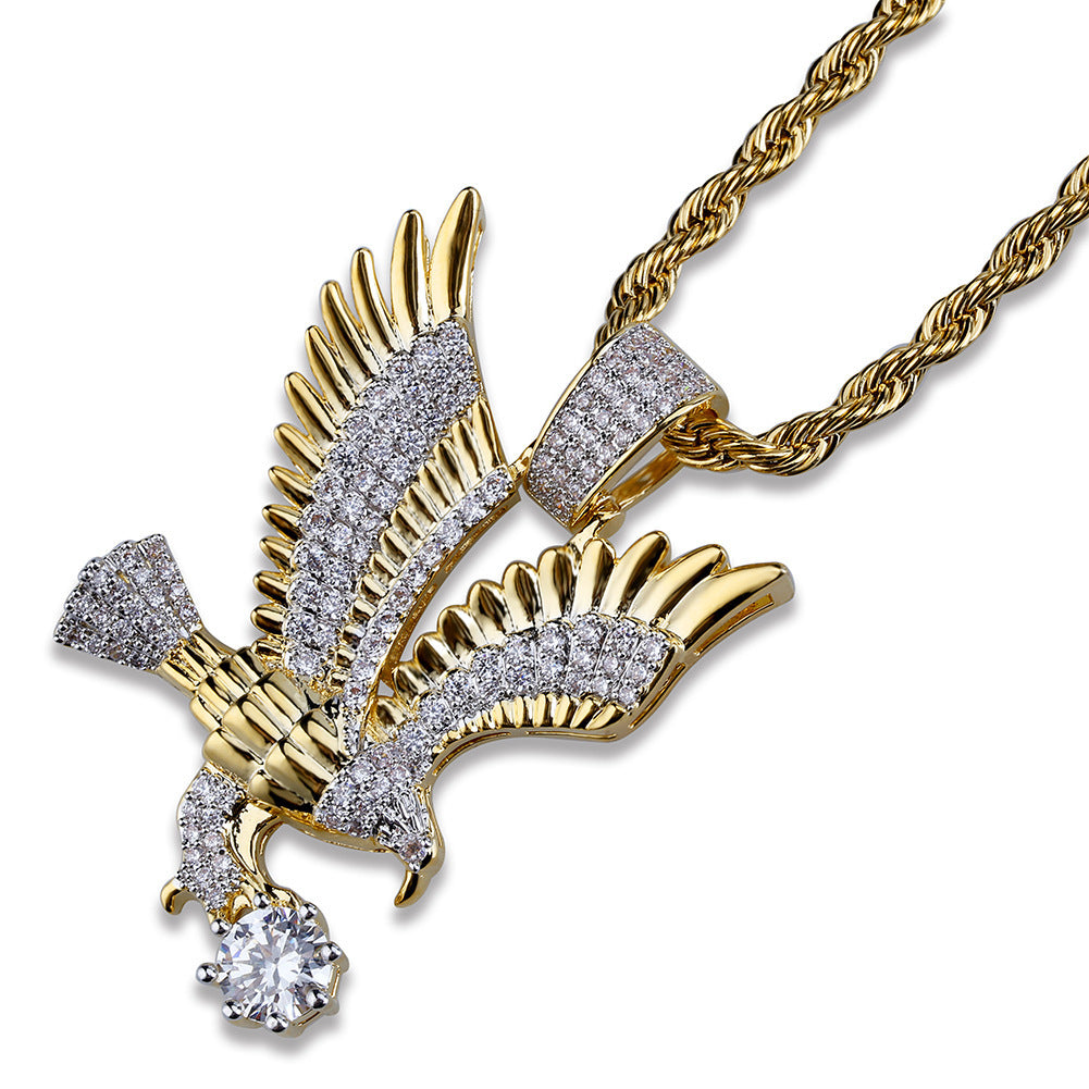 Personality Eagle Hip-hop Men's Necklace